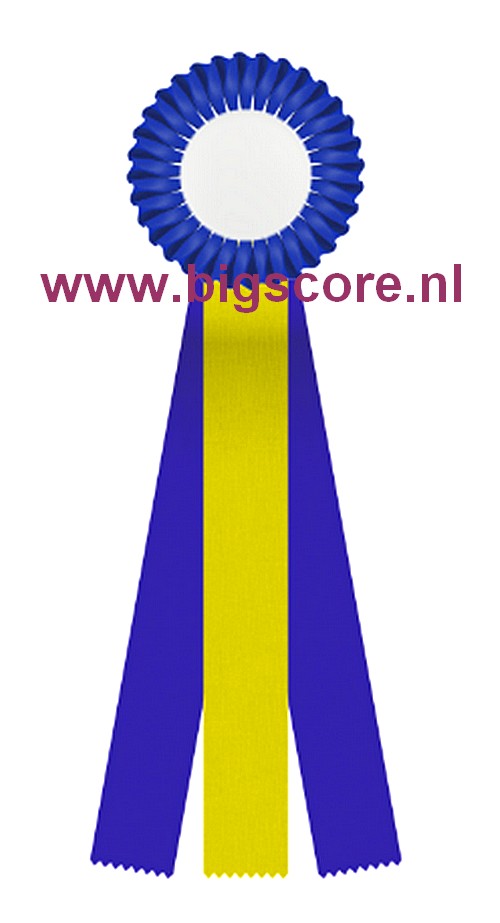 R 12 1-Ringsrozet Multi 3 liasters Blanco Ø 10,5 L: 25 cm met optie Full-Colour Ø 50 mm afslag